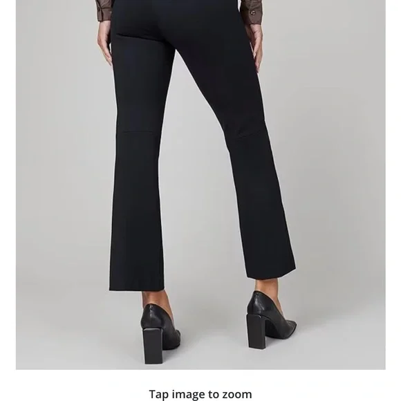 Spanx polished kick flare in classic navy - Picture 3 of 7